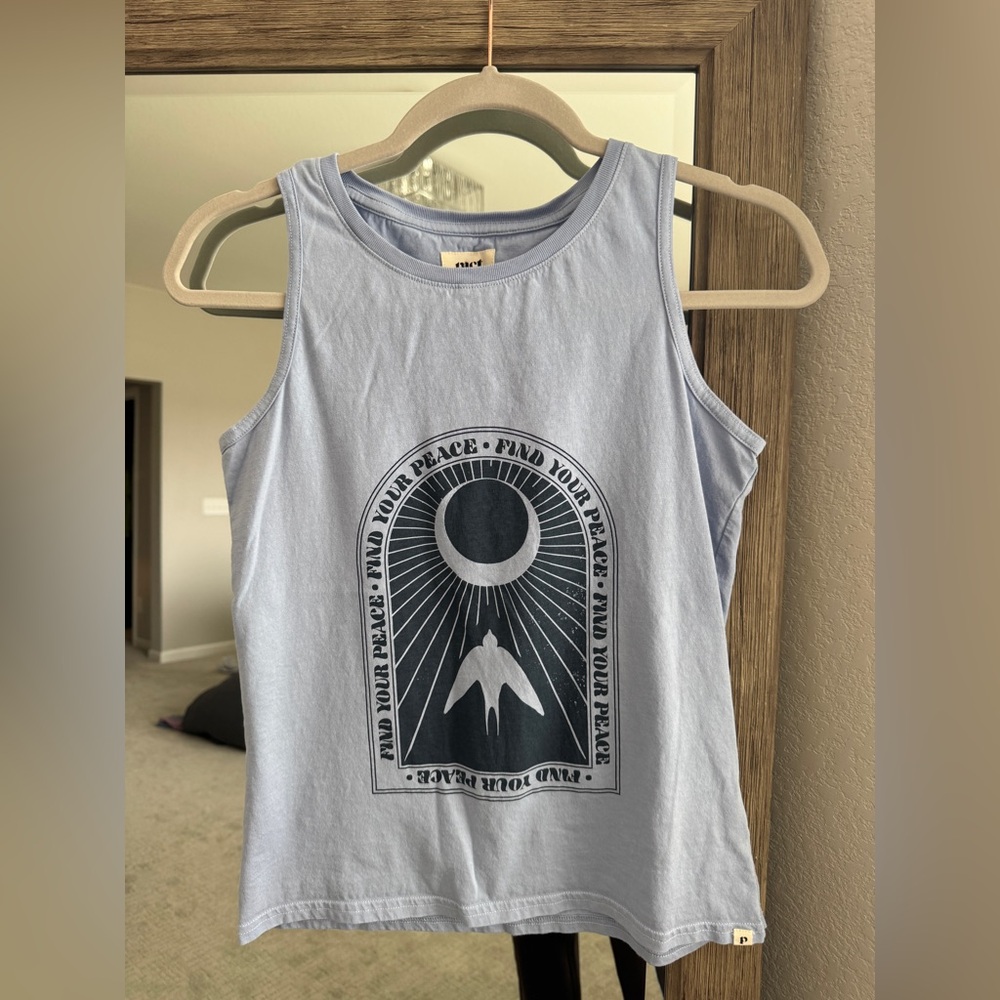 Pact Sky Blue Tank Top